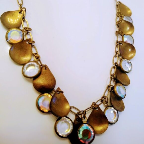Anne Koplik Designs  bronzy-crystal-twinkle necklace - Picture 1 of 7